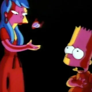 💔 Bart Simpson The Simpsons cartoon, animation, The Simpsons, Bart Simpson, family, funny, colorful telegram sticker