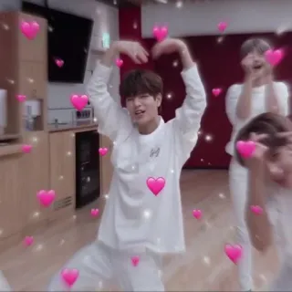 💖 kpop, love, hearts, cute, asian, boy, singer telegram sticker