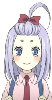 😇 anime, manga, schoolgirl, cute, girl, character telegram sticker
