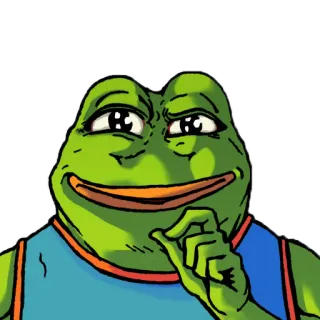 😉 Pepe the Frog ếch, meme, pepe, phim hoạt hình, meme trên mạng, nhân vật telegram sticker