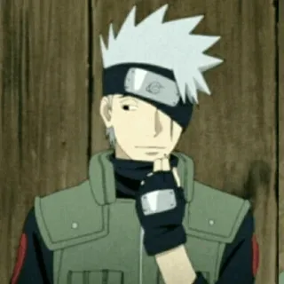⚡️ Kakashi Naruto anime, kakashi, naruto, manga, ninja, cartoon, character telegram sticker