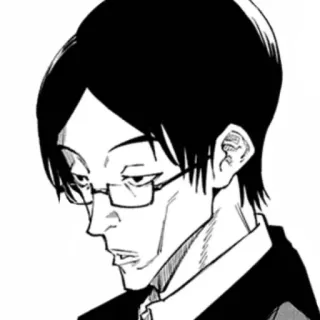 🤓 Mei Mei's brother Jujutsu Kaisen Anime, Manga, Okulary, Postać telegram sticker