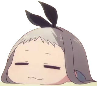 😴 anime, cute, chibi, kawaii, manga, cartoon telegram sticker