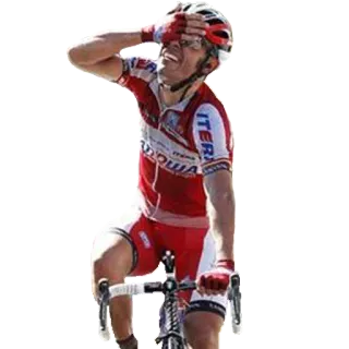 😅 ciclista, sport, bicicletta, atleta, ciclismo su strada telegram sticker