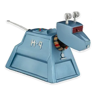 🐕 K9 Doctor Who robot, cane, compagno, fantascienza, TV telegram sticker