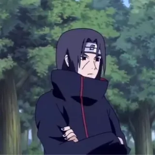🌟 Itachi Naruto Аниме, Ниндзя, Итачи, Наруто, Манга, Учиха telegram sticker