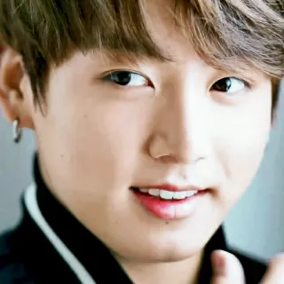 😏 Jungkook Jungkook, BTS, K-pop, cantante, idol, musica telegram sticker
