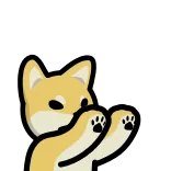 😖 cane, shiba inu, carino, adesivo, animale telegram sticker