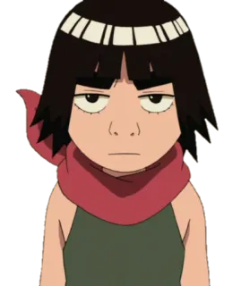 😐 Might Guy Naruto อนิเมะ, การ์ตูน, ไมท์ กาย, นารูโตะ, ตัวละคร, นินจา telegram sticker