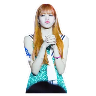 Lisa BLACKPINK By @susuimut whatsapp stickers