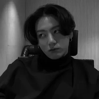 🐰 personne, homme, noir et blanc, portrait, monochrome telegram sticker