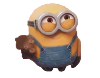 😊 Minion minion, cartoon, character, yellow, funny telegram sticker
