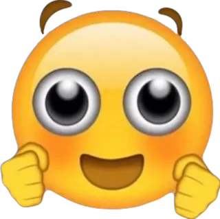 😯 emoji, smiley, cute, happy, yellow, face telegram sticker