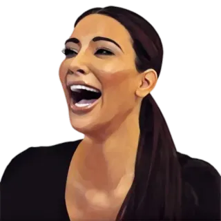 kim kardashian @stickersb2b whatsapp stickers