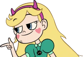 👈 Star Butterfly Star vs. the Forces of Evil การ์ตูน, เวทมนตร์, เจ้าหญิง, แอนิเมชั่น, ดาว telegram sticker