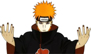 😎 Pain Naruto アニメ, ナルト, ペイン, キャラクター telegram sticker