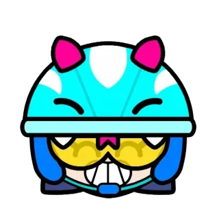😁 스티커, 만화, 캐릭터, 헬멧, 동물, 디지털 아트 telegram sticker