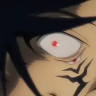 ✨ Anime, Auge, Dämon, Blut, Böse whatsapp sticker