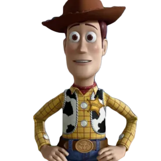 😊 Woody Toy Story Woody, Toy Story, sceriffo, cowboy, personaggio dei cartoni animati, Disney, Pixar telegram sticker