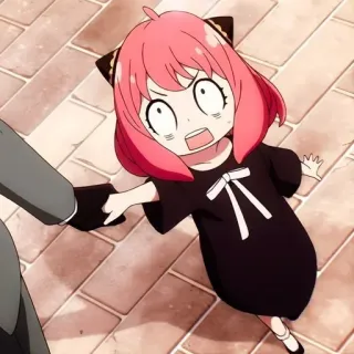 😫 Anya Forger Spy x Family anime, desenho animado, spy x family, anya forger, fofo, engraçado, cabelo rosa whatsapp sticker