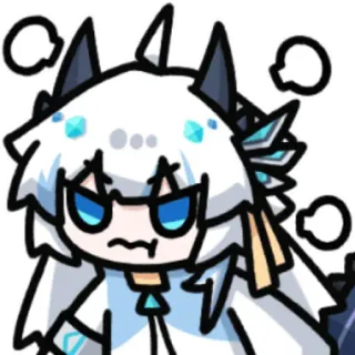 😡 Anime, Tức giận, Hoạt hình, Dễ thương, Nghệ thuật kỹ thuật số telegram sticker