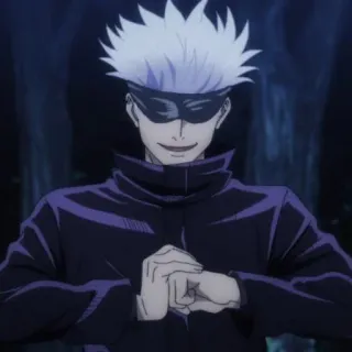 🥡 Satoru Gojo Jujutsu Kaisen anime, manga, gojo, satoru gojo, jujutsu kaisen telegram sticker