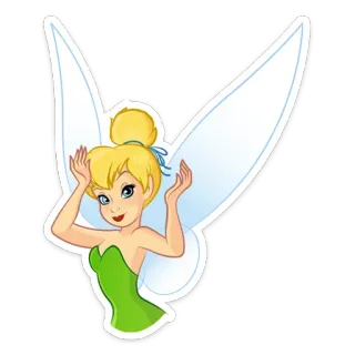 🧚‍♂ Tinkerbell Peter Pan fairy, tinkerbell, disney, peter pan, magic, pixie telegram sticker