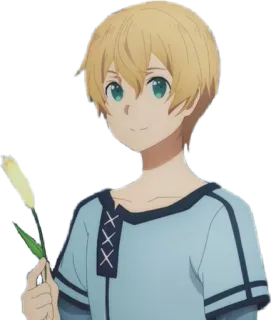 🙂 Eugeo Sword Art Online Anime, Garçon, Personnage, Sword Art Online, Eugeo whatsapp sticker