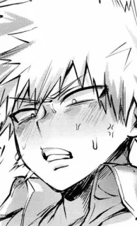 💫 Bakugo Katsuki My Hero Academia Anime, Manga, Bakugo, Katsuki, wütend, Explosionen telegram sticker