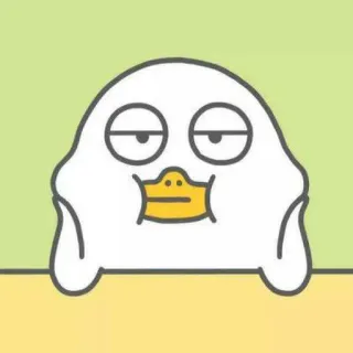 🐥 bebek, kartun, binatang, putih, kuning, stiker, lucu whatsapp sticker