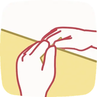 😛 mani, carta, piegare, artigianato, origami, fai da te telegram sticker