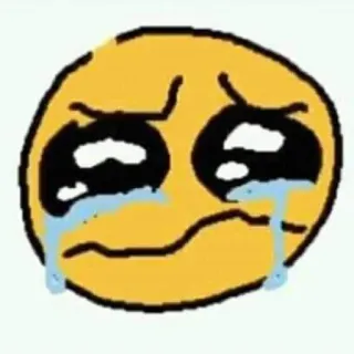 🥺 Emoji, Triste, Piangere, Lacrime, Faccia telegram sticker