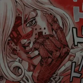 🌟 Anime, JoJo's Bizarre Adventure, Violence, Personnage, Manga telegram sticker