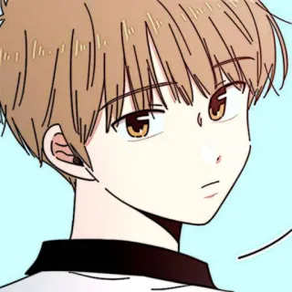 📜 Chico anime, Manga, Dibujo animado, Retrato telegram sticker