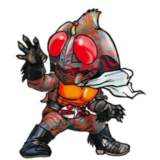 🦗 Kamen Rider Kamen Rider, Superhéroe japonés, Manga, Anime, Tokusatsu, Superhéroe, Motorista enmascarado telegram sticker