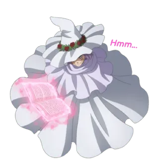 🍀 Mana Anime, Karakter, Magis, Penyihir, Buku telegram sticker