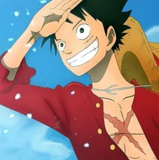 🍖 Monkey D. Luffy One Piece Anime, One Piece, Monkey D. Luffy, Pirat, Manga, Strohhut telegram sticker