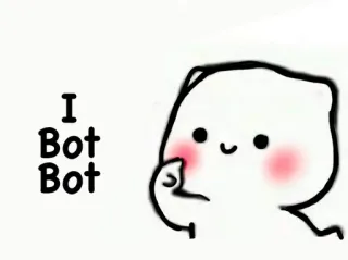 😇 I
Bot
Bot fofo, desenho animado, adesivo, I Bot Bot telegram sticker