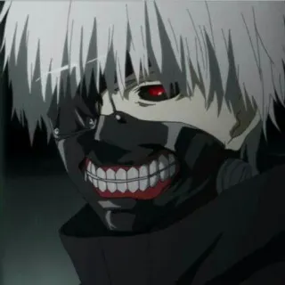 🌟 Ken Kaneki Tokyo Ghoul anime, tokyo ghoul, ken kaneki, ghoul, mask, manga telegram sticker