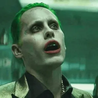 ✖️ The Joker Suicide Squad The Joker, Suicide Squad, villain, DC Comics, crime, movie character telegram sticker
