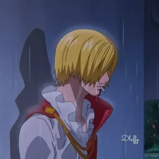 ✖️ Sanji One Piece Anime, One Piece, Sanji, Cigarrillo, Personaje whatsapp sticker