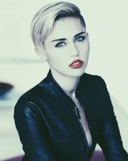 🕸 Miley Cyrus певица, знаменитость, портрет, женщина, поп-звезда telegram sticker