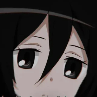 🀄 Anime, Manga, Dessin animé, Visage, Yeux, Fille telegram sticker