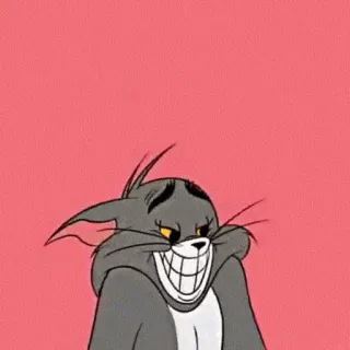 😁 Tom Tom and Jerry Desenho animado, Gato, Engraçado, Meme, Sorriso irônico telegram sticker