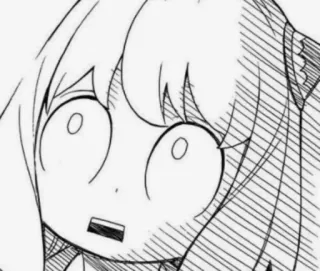 🥜 Anya Forger Spy x Family Anime, Spy x Family, Anya Forger, Manga, Geschockt, Reaktion, Überrascht telegram sticker