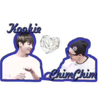 🖤 Kookie ChimChim kpop, kookie, chimchim telegram sticker