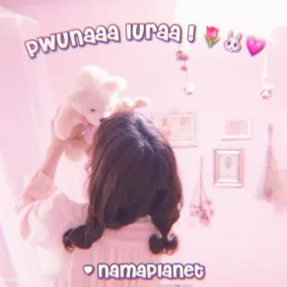 💗 pwunaaa iuraa ! whatsapp sticker