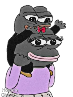 ❤️ Pepe the Frog pepe, kikker, internet meme, meme, cartoon telegram sticker