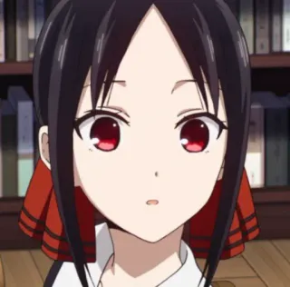 😦 Kaguya Shinomiya Kaguya-sama: Love Is War Anime, Kaguya-sama, Love is War, Kaguya Shinomiya, Charakter whatsapp sticker
