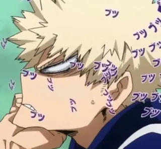 😡 Katsuki Bakugo My Hero Academia ブッ Anime, Manga, Explosion, Wütend, Bakugo, My Hero Academia telegram sticker